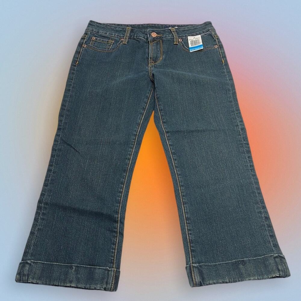 SEVEN 7 Women’s 9 (Juniors) Blue Jean Capri